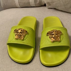 VERSACE Palazzo Medusa Slide Sandal Size 37
